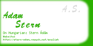 adam stern business card